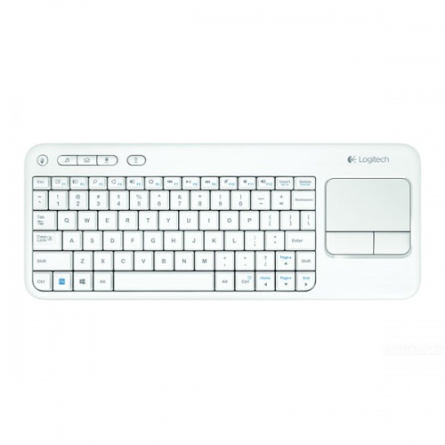 Клавиатура Logitech Touch Keyboard K400 Plus Wireless White