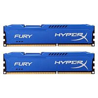 Модуль памяти DIMM Kingston HyperX Fury Blue Series HX318C10FK2/8 DDR3 2х4GB 1866MHz 