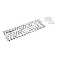 Комплект (клавиатура и мышь) Rapoo 9300M Silent Wireless White