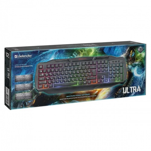 Клавиатура Defender Ultra HB-330L Black USB фото 3