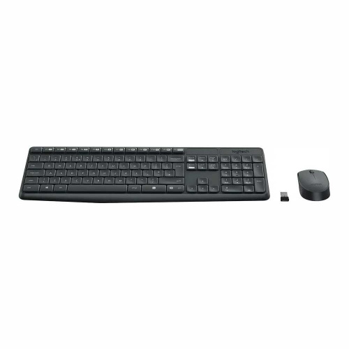 Комплект (клавиатура и мышь) Logitech Combo MK235 Wireless Black фото 2