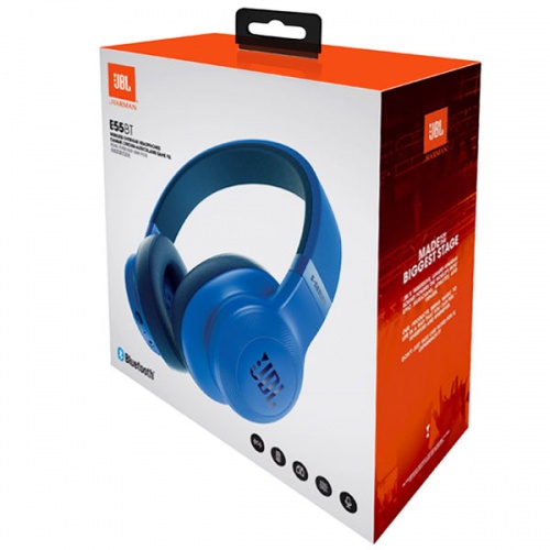 Гарнитура JBL E55BT Blue фото 2