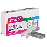 Скобы для степлера Attache №10 (2-20 лист., 1000 шт.)