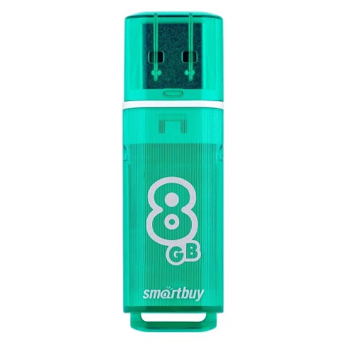 Флешка SmartBuy Glossy 8Gb Green