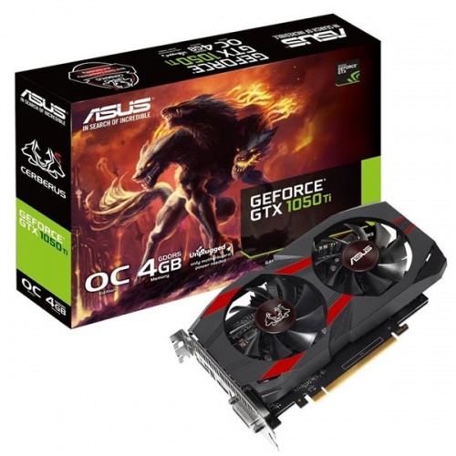 Видеокарта Asus GeForce GTX 1050 Ti Cerberus 4Gb, RTL фото 2