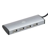 Разветвитель USB Type-C Digma HUB-4U2.0-UC-DS Silver