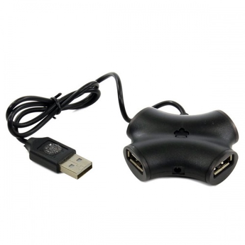 Разветвитель USB 2.0 CBR CH-100 Black фото 4