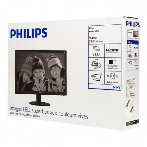 Монитор 23.6" Philips 243V5LHAB5 фото 5