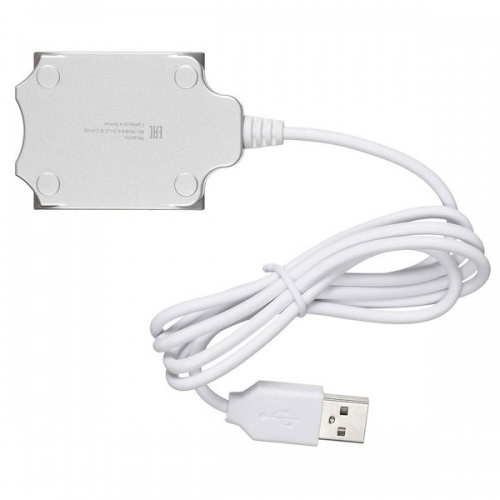 Разветвитель USB 2.0 Buro BU-HUB4-0.5-U2.0-Candy Silver фото 5