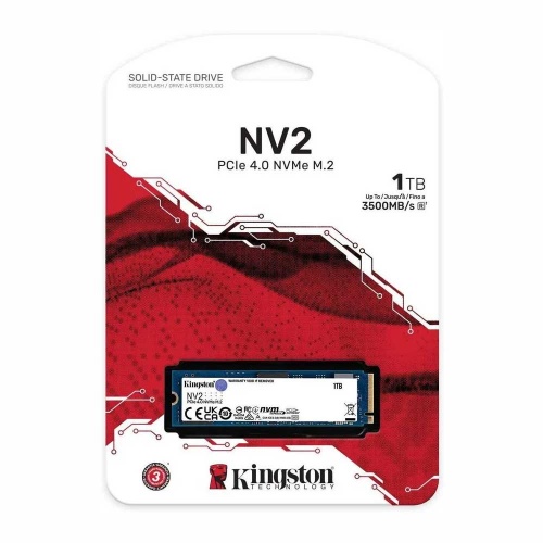 SSD накопитель M.2 PCI-E Kingston NV2 NVMe 1Tb фото 2