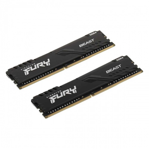 Модуль памяти DIMM Kingston HyperX Fury Beast KF432C16BB1K2/32 DDR4 32GB 3200MHz фото 3