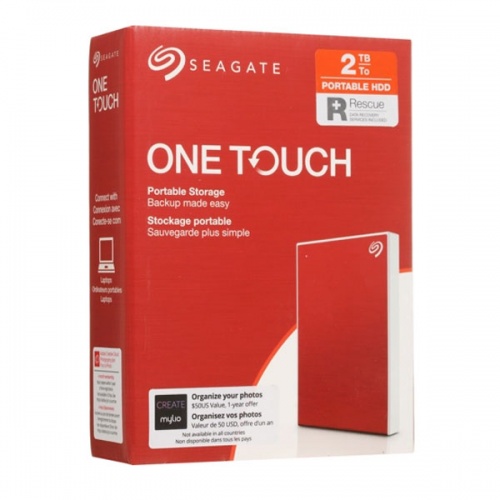 Внешний жесткий диск Seagate One Touch Slim 2b Red фото 3
