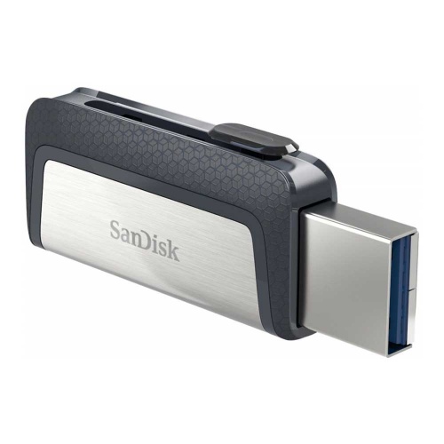 Флешка SanDisk Ultra Dual Drive USB Type-C 128Gb Black фото 2