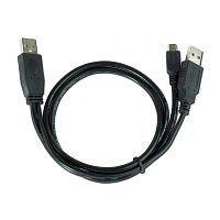Кабель Cablexpert USB 2.0 AM-miniBM 5pin + доп.питание (0.9 м)