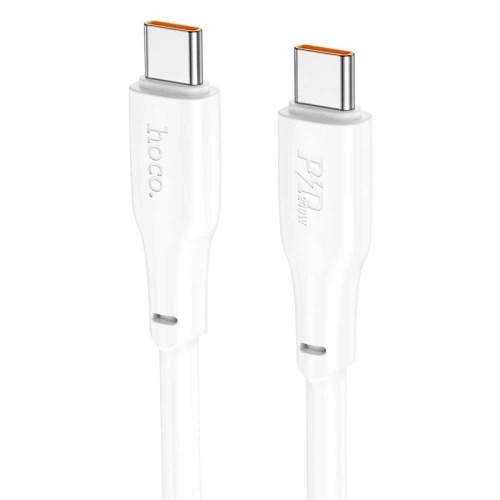 Кабель Hoco X93 USB Type-C-USB Type-C 60W White (1 м) Кабель Hoco X93 USB Type-C-USB Type-C 60W White (1 м)