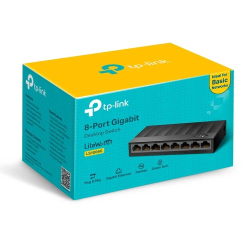 Коммутатор TP-LINK TL-LS1008G фото 2