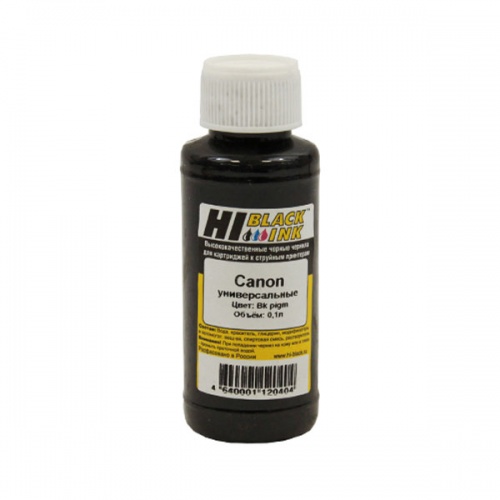 Чернила Hi-Black Ink для Canon (на водной основе) Black, 100ml