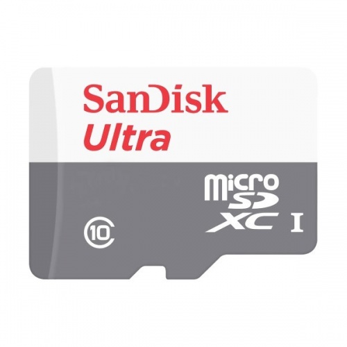 Карта памяти microSDXC SanDisk Ultra 16Gb Class 10 UHS-I U1 + adapter