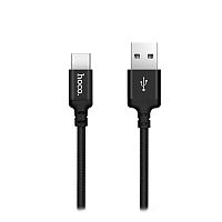 Кабель Hoco X14 USB AM-USB Type-C Black (1 м)