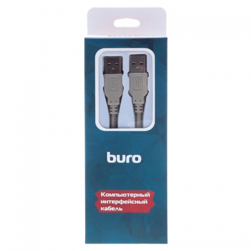 Кабель Buro USB 2.0 AM-AM (1.8 м) фото 2