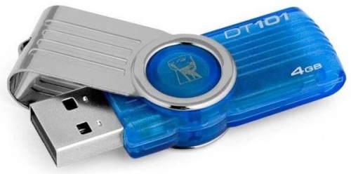 Флешка Kingston DataTraveler 101 G2 4Gb Blue