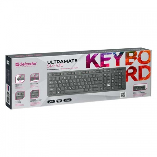 Клавиатура Defender UltraMate SM-530 Black USB фото 4