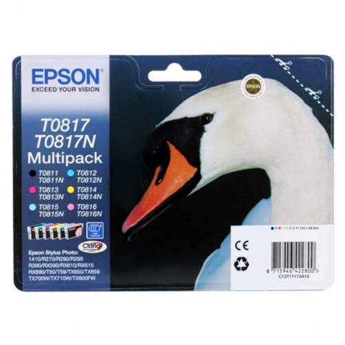 Набор картриджей Epson T0817 MultiPack