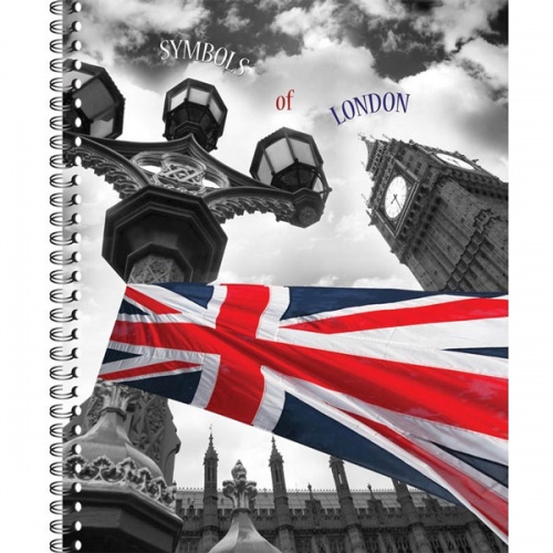 Тетрадь общая "London" A4, 80 л, клетка фото 5