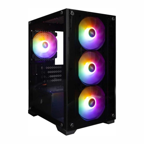 Корпус 1STPLAYER FIREBASE X2-M mATX RGB Black