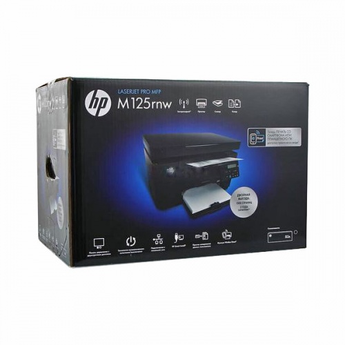 МФУ лазерный HP LaserJet Pro M125rnw фото 2