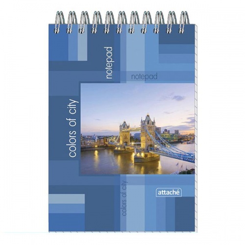 Блокнот "Colors of City" A6, 40 л, клетка Блокнот "Colors of City" A6, 40 л, клетка