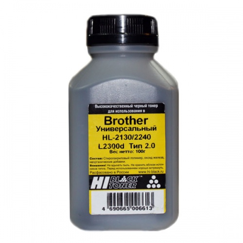 Тонер Hi-Black для Brother HL-2130/2240. Тип 2.0, 100g