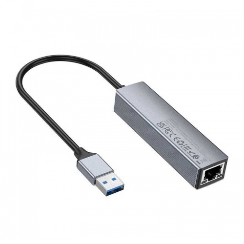 Сетевой адаптер + хаб Hoco HB34 USB 3.0 фото 2