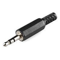 Аудио штекер 3.5 мм на кабель, mini jack 3pin (1 шт.)