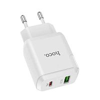 Зарядное устройство Hoco N28 PD20W + QC 3.0 White