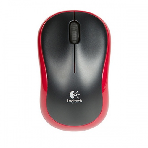 Мышь Logitech M185 Wireless Black-Red