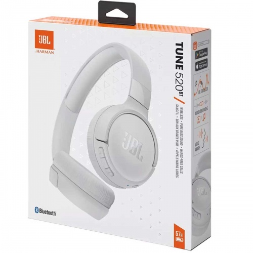 Гарнитура JBL Tune 520BT White фото 8