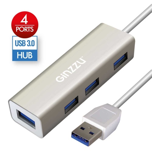 Разветвитель USB 3.0 Ginzzu GR 517UB фото 2