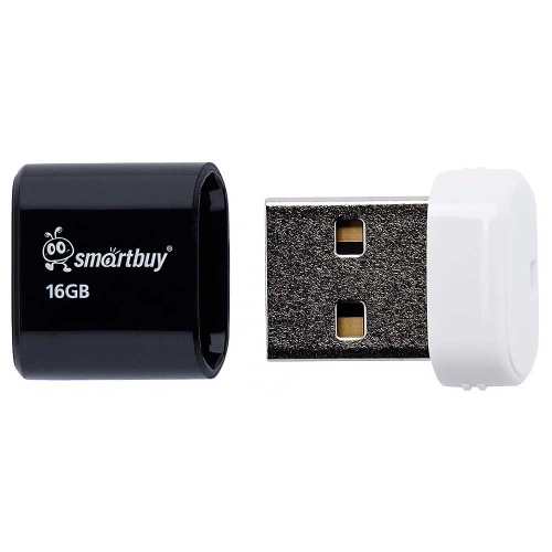 Флешка USB 2.0 SmartBuy Lara 16Gb Black фото 2 Флешка USB 2.0 SmartBuy Lara 16Gb Black фото 2