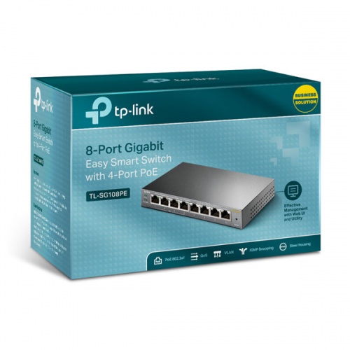 Коммутатор TP-LINK TL-SG108PE Easy Smart фото 5