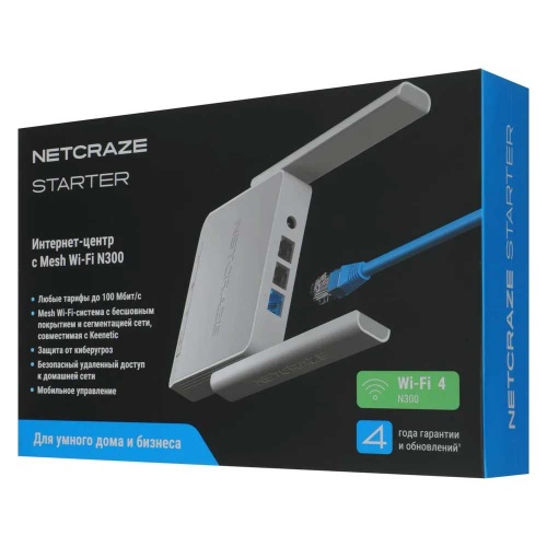 Wi-Fi роутер Netcraze Starter фото 6 Wi-Fi роутер Netcraze Starter фото 6
