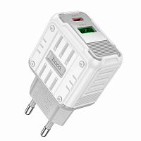 Зарядное устройство Hoco C135A PD20W + QC 3.0 White