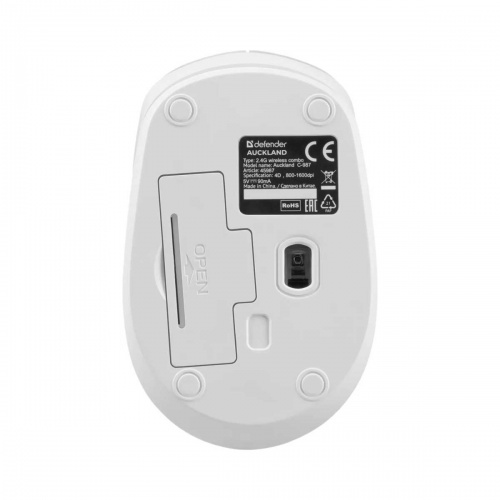 Комплект (клавиатура и мышь) Defender Auckland C987 Wireless White фото 3