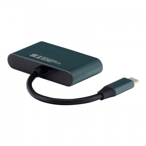 Картридер USB Type-C Digma CR-СA2512-G Grey фото 2