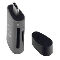 Картридер USB Type-C Digma CR-С2524-G Grey