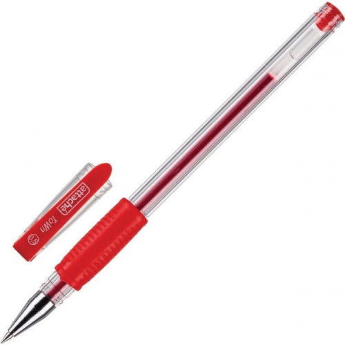 Ручка гелевая Attache Town (0.5 мм, красный)