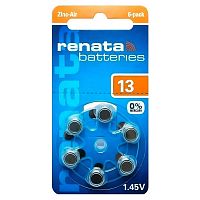 Батарейка Renata ZA13/PR48 (Al, 1.45V) (6 шт)
