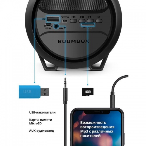 Портативная акустика Defender G24 Bluetooth фото 4