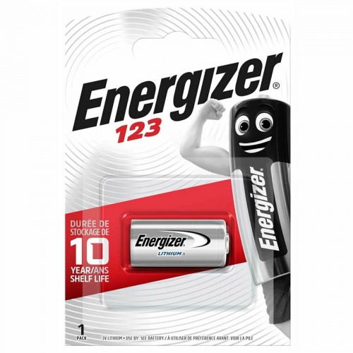 Батарейка Energizer CR123A (Li, 1 шт)