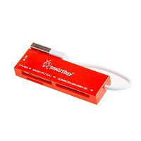 Картридер USB 2.0 Smartbuy SBR-717-R Red
